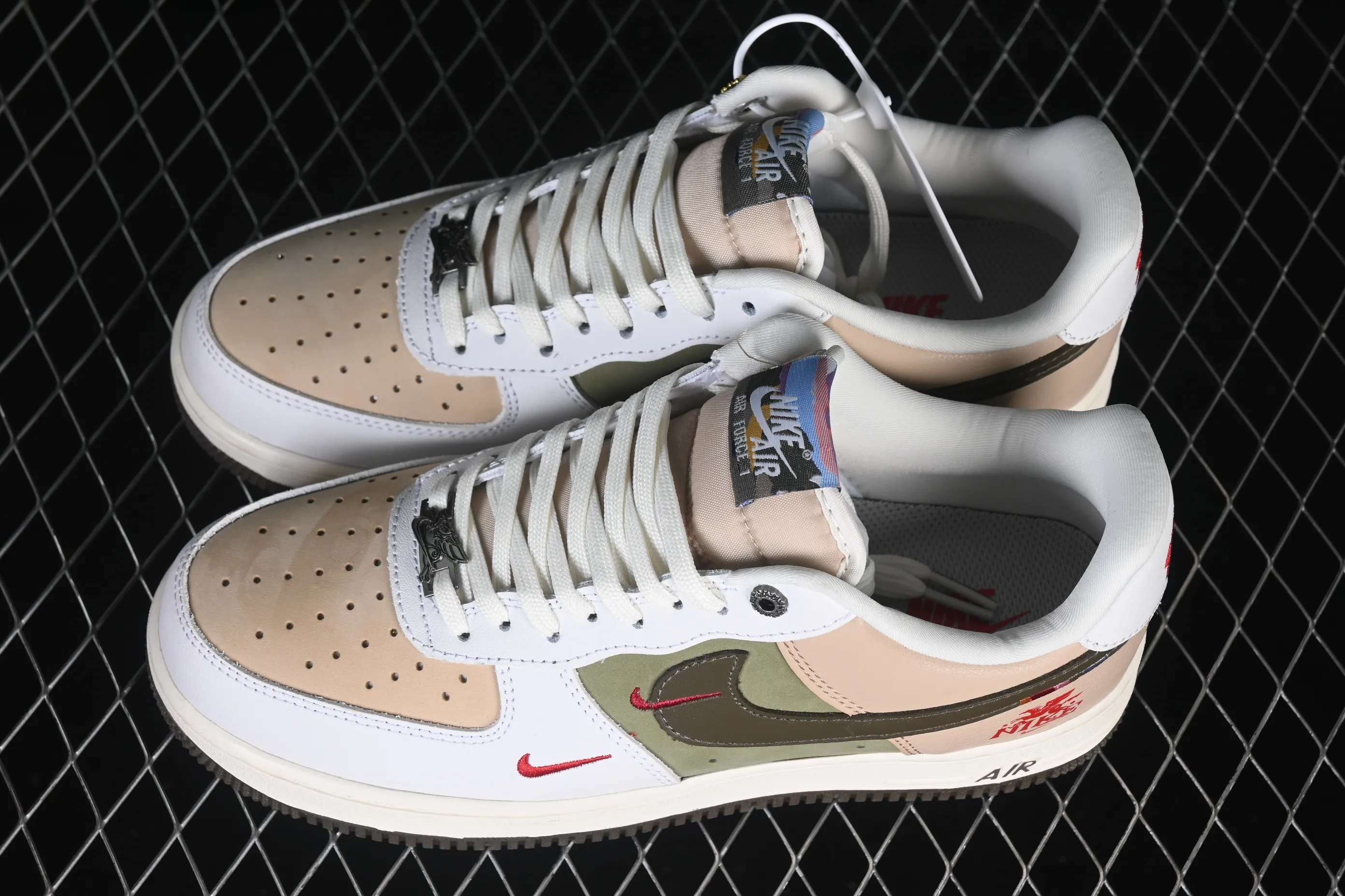 All Categories Nk Air Force 1 Air Force Series Nk Air Force 1 Low Air Force Low Nike Air Force 1'07 Low Year of the Horse Limited Khaki Green Air Force One Low Casual Shoes DF0188-135